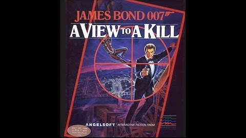 James Bond 007 in A View To A Kill walkthrough/longplay (Apple II - Angelsoft/Mindscape)