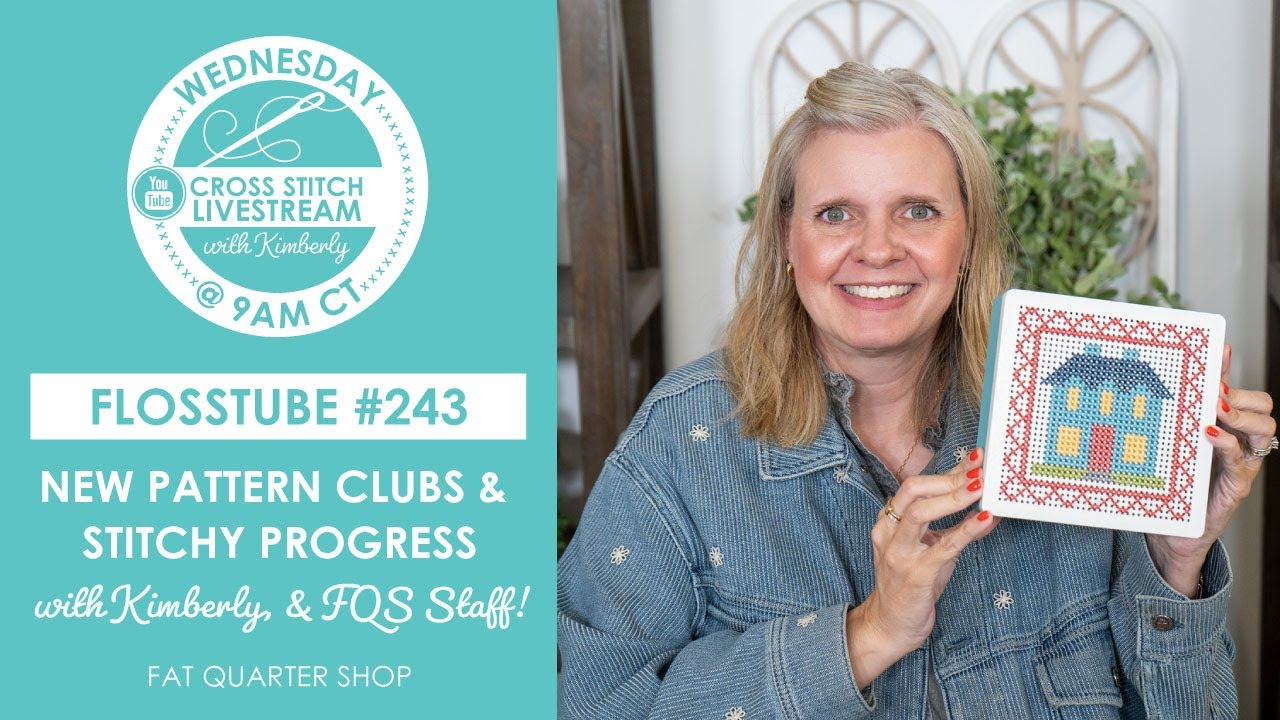 LIVE: New Pattern Releases & SEW MUCH Stitch Along Progress! - FlossTube 
