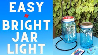 DIY Mason Canning Jar Lights | So EASY &amp; Bright! | Plus 10 FREE Files &amp; Wire Sizing Template