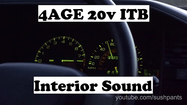 4AGE 20v Blacktop - Interior sound with ITB's