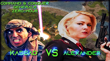 Stealth Challenge Hard #3 Prince Kassad vs General Alexander C&C Generals Zerohour