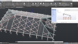 How to Insert Roof Purlins In 3D Model Advance Steel