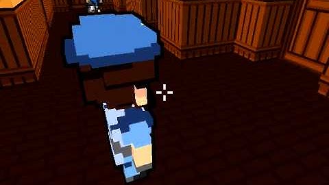 Ruby FPS #4 : voxels characters and kinda cell shading effect !