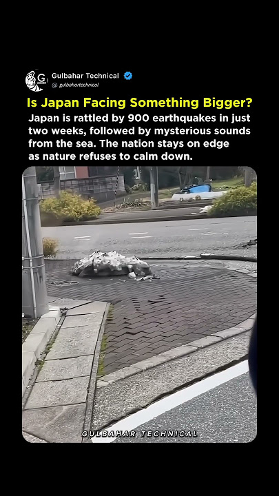 Japan's 900 Earthquakes & Sea Sounds | Is SOMETHING Bigger Coming? 🚨