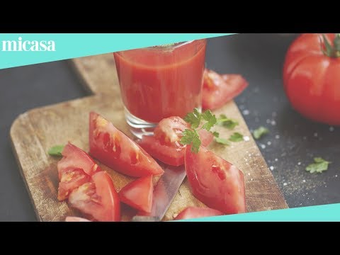 Video: Cómo Hacer Un Batido De Apio Y Tomate