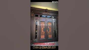 cửa thép vân gỗ koffmann classic chiến lệ