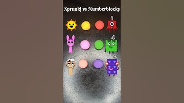 Sprunki Numberblocks | Guess the mixed color #sprunki #numberblocks #colormixing #asmr #satisfying