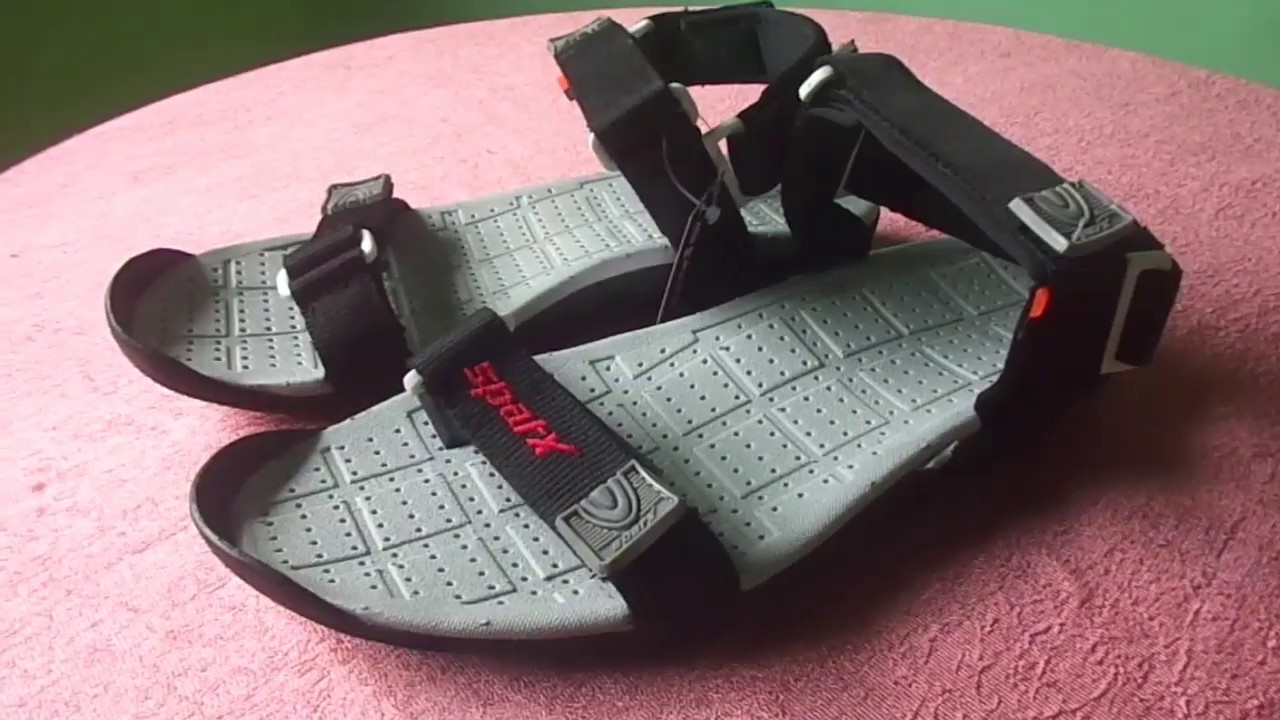 unboxing sparx sandal, men's black 