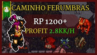 Tibia Hunt Path Ferumbras/ RP 1200+ / Profit 2.8KK/H