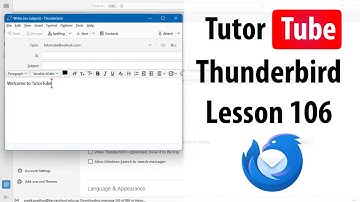 Thunderbird - Lesson 106 - Exporting Account and Address Book