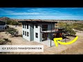 TIMELAPSE - INCREDIBLE ICF Stucco Transformation!