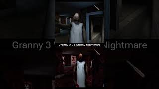 Granny 3 vs Granny Nightmare Mode Jumpscare V1.2 | #shorts #granny #dvloper