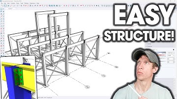 A New Tool for STEEL STRUCTURES in SketchUp! (Get it for FREE Now!)