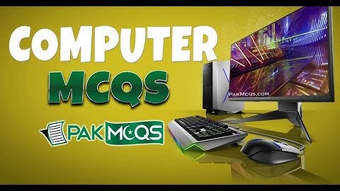 MOST IMPORTANT COMPUTER MCQ FOR ALL GOVT. EXAMS Part 1