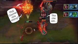 Dám pick Morderkaiser để counter Darius và cái kết.