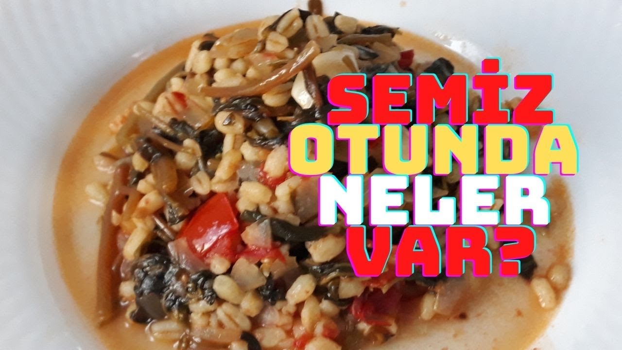 BULGURLU SEMİZ OTU YEMEĞİ NASIL  YAPILIR? / YEMEK TARİFİ