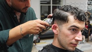 Great Short Fade Hairstyle For Men With Curly Hair screenshot 5