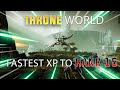 Throne World Fastest Fynch XP Farm to Rank 15│Destiny 2 Witch Queen