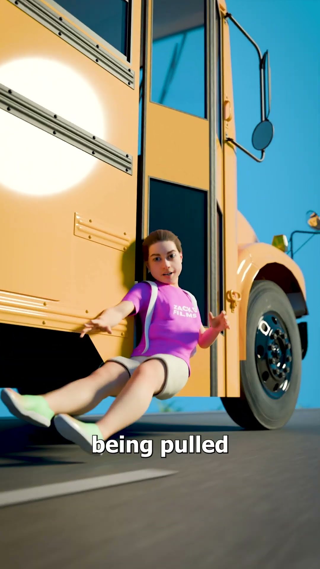 She Was Dragged Alongside A Bus ?