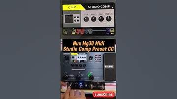 Studio Compressor Preset in Nux Mg30 via M-Vave Chocolate #shorts #short #shortvideo #youtubeshorts