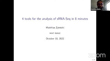 4 tools for small RNA-seq by Matthias Zytnicki