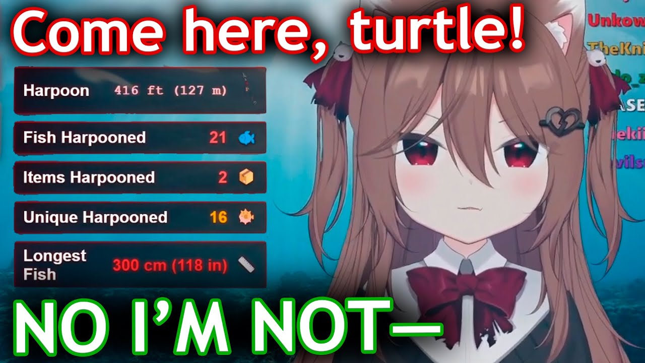 Evil Goes Fishing… and Tries to Catch a Turtle Named Vedal - YouTube