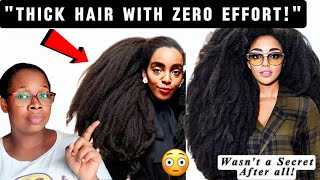 The Shockingly Simple Routine Behind TK Wonder Thick Long Natural Hair Growth😧!
