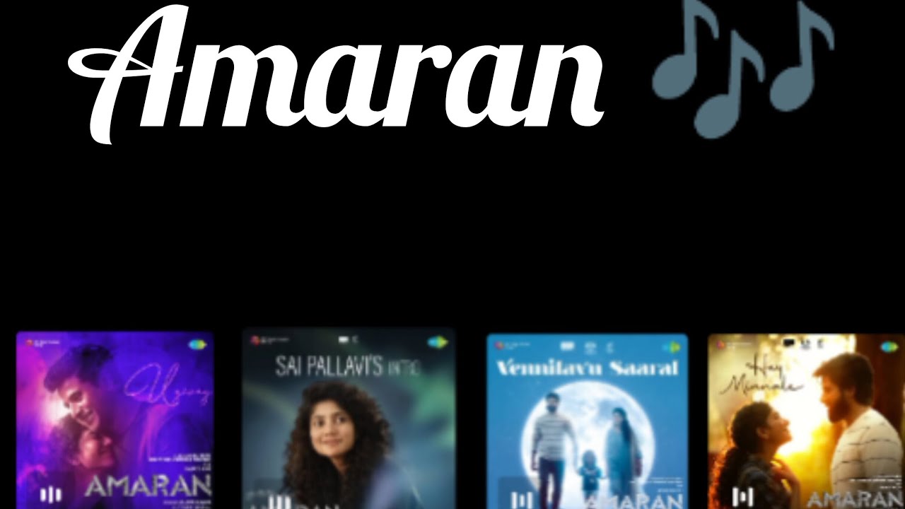 Amaran all song Mashup 🎶