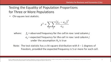 MS3043 12 chi square test overview