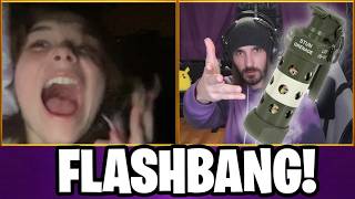 8 MINUTES of FLASH BANG PRANKS on OMEGLE