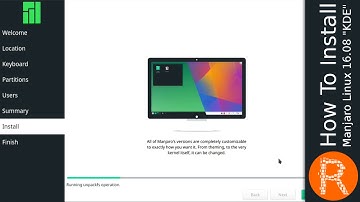 How To Install Manjaro Linux 16.08 "KDE"