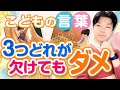 【完全保存版】言葉の成長に不可欠 !! 超重要な3要素について解説