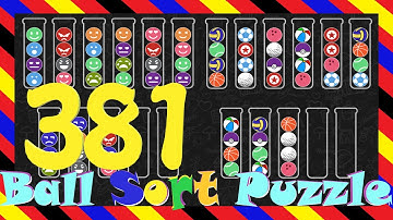 Ball Sort Puzzle Level 381 🎯No Extra Tubes😂Game Walkthrough😘