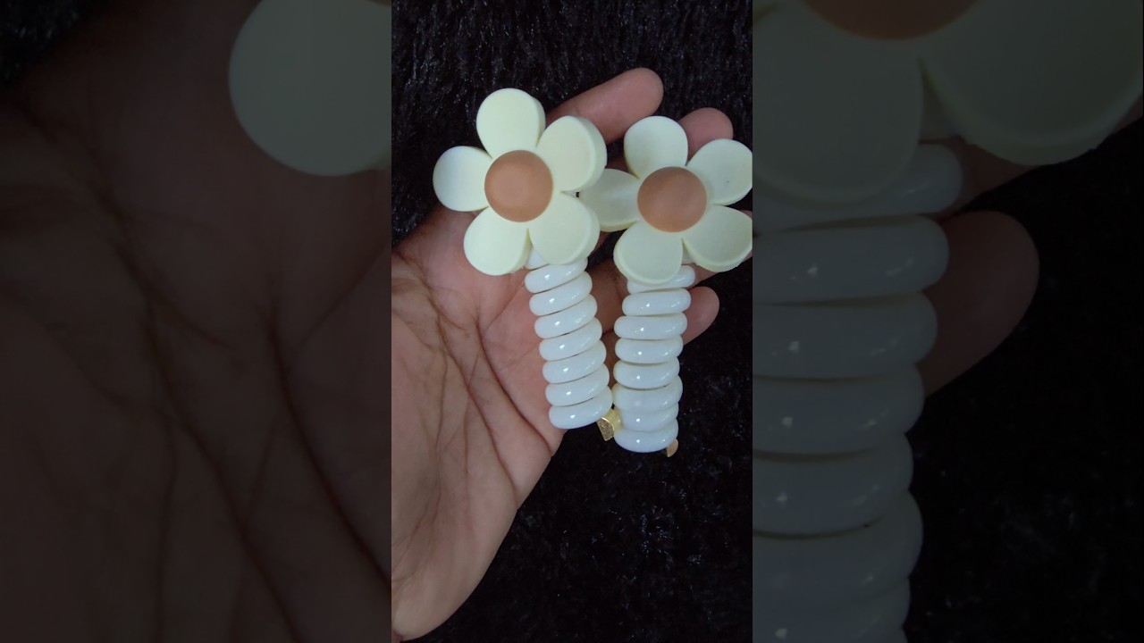 Kid's cute hair Accessories.... Hair Spring... Floral pattern.. Rs 30/- per piece 9447352493