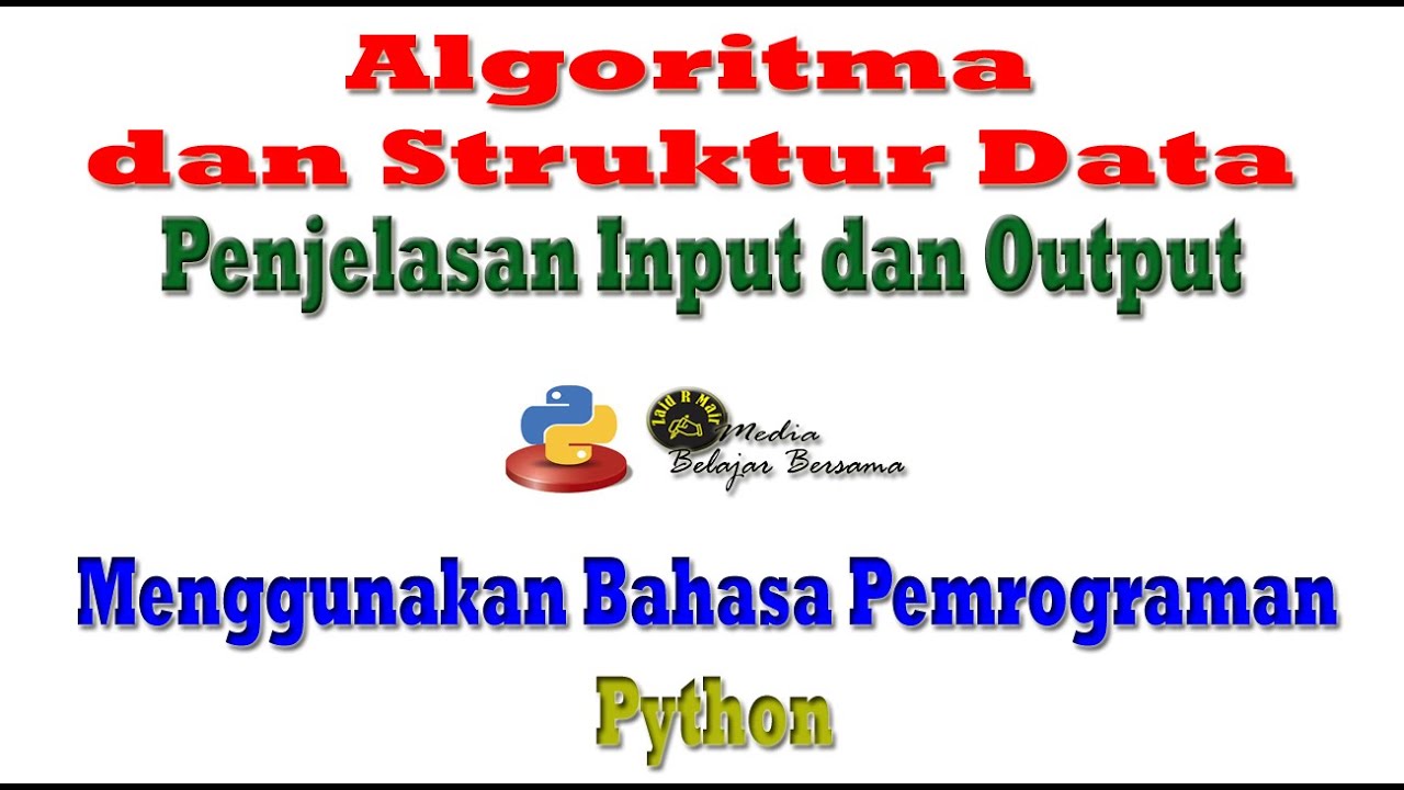 Input dan Output pada Python - YouTube