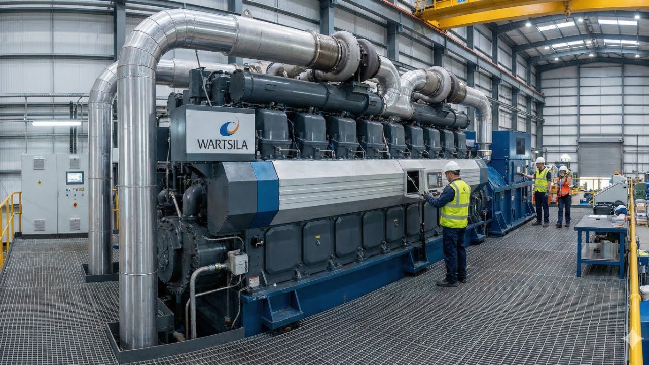 Wartsila Engine Plant Videos - YouTube