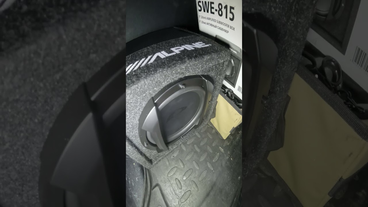 Alpine SWE-815 sub bass