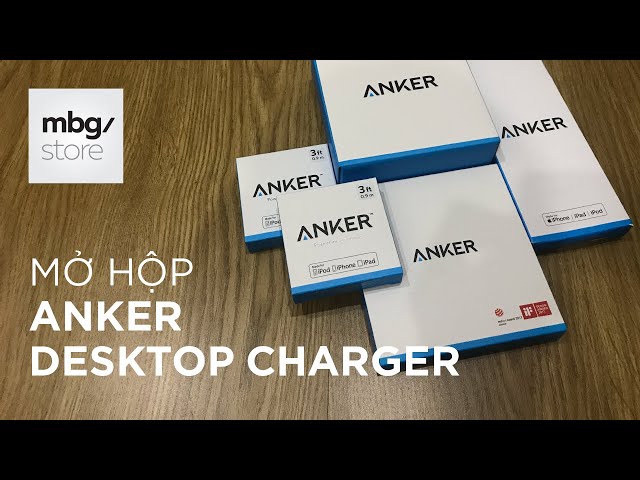 Mở hộp Anker Desktop Charger PowerPort Speed - 5 Ports | 63.5W