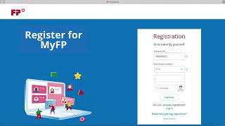 MyFP Customer Portal Registration