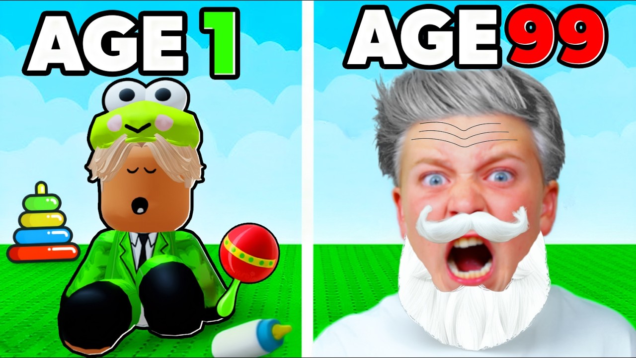 Roblox But EVERY Second I Get OLDER!