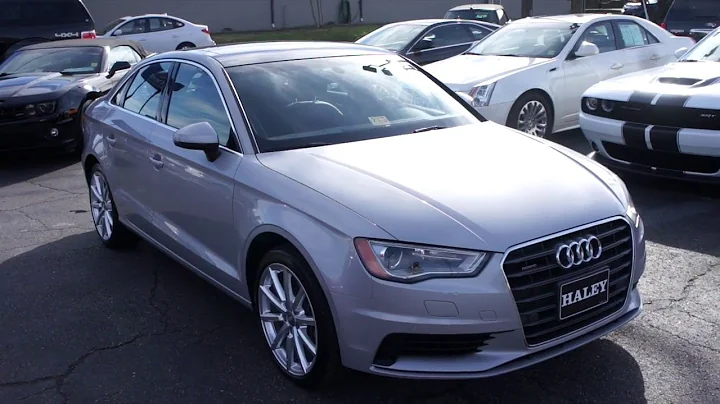 *SOLD* 2015 Audi A3 2.0T Quattro Walkaround, Start up, Tour and Overview