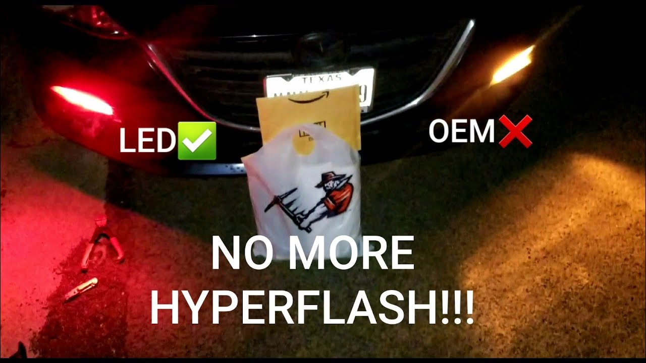 HOW TO: Install LED turn signals with Load Resistors (NO HYPER FLASH)