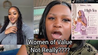 Babalwa Mcaciso's Women of Value Massage is not Landing