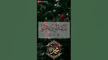 إِنَّ ٱللَّهَ وَمَلَٰٓئِكَتَهُۥ يُصَلُّونَ عَلَى ٱلنَّبِىِّ ۚ||تلاوة رائعة للشيخ #ياسر_الدوسري||