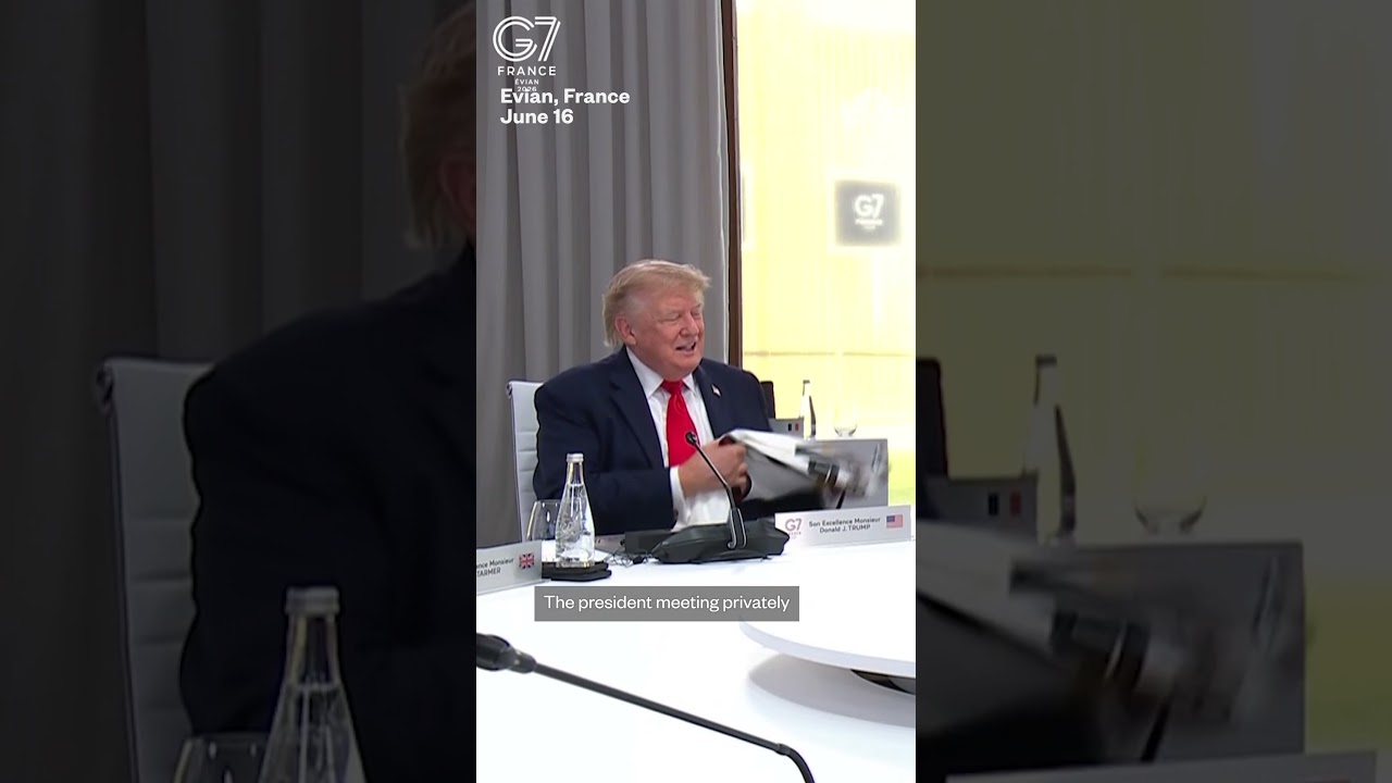 Trump meets with Zelenskyy during G7 summit in France Trump meets with Zelenskyy during G7 summit in France