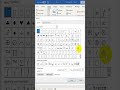 How to insert special characters in Word #shorts #tips #viral