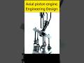 Next-Level Engine Design! Axial Piston Mechanism in Action #automotion #shorts