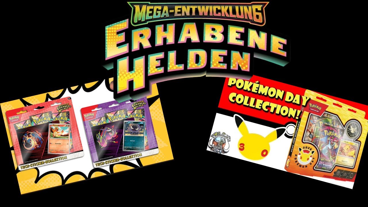 Großes „Erhabene Helden „ opening + Pokémon Day Kollektion 2026 !!!