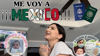 ME VOY A MEXICO 🇲🇽❤️👨‍👩‍👦‍👦|FUISMOS A SACAR EL PASAPORTE DE SEBASTIAN  +Vlog