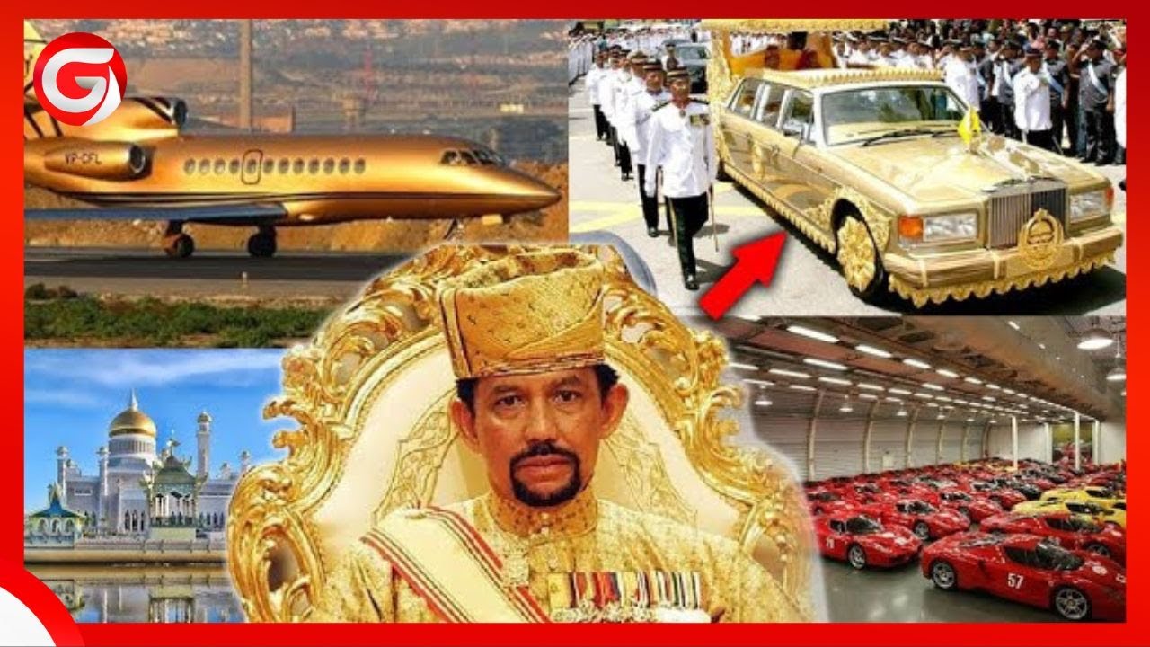 MJUE MFALME ANAYEMILIKI NDEGE ya DHAHABU na MAGARI ya KIFAHARI ZAIDI DUNIANI...